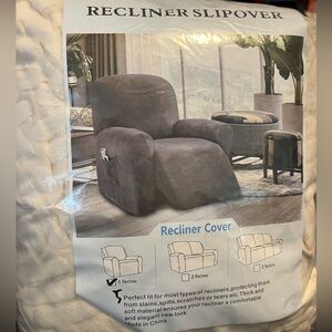 Gray Recliner Cover